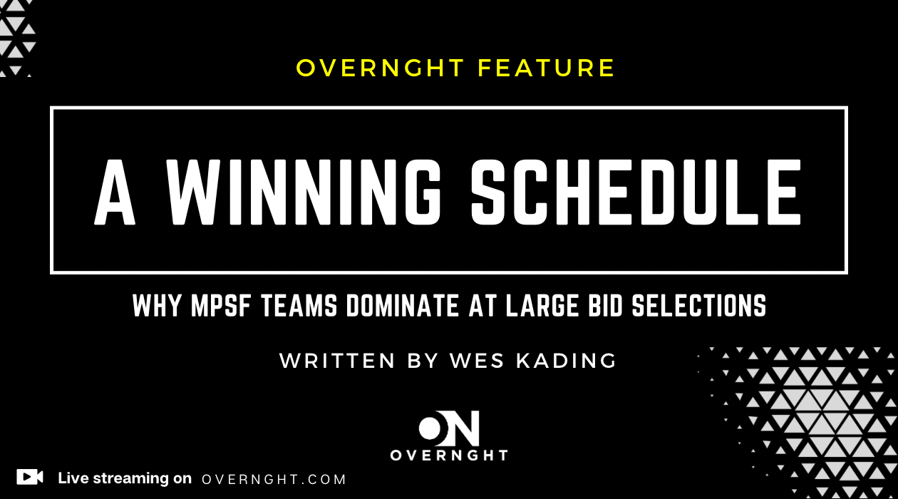 A Winning Schedule: Why MPSF Teams Dominate at Large Bid Selections